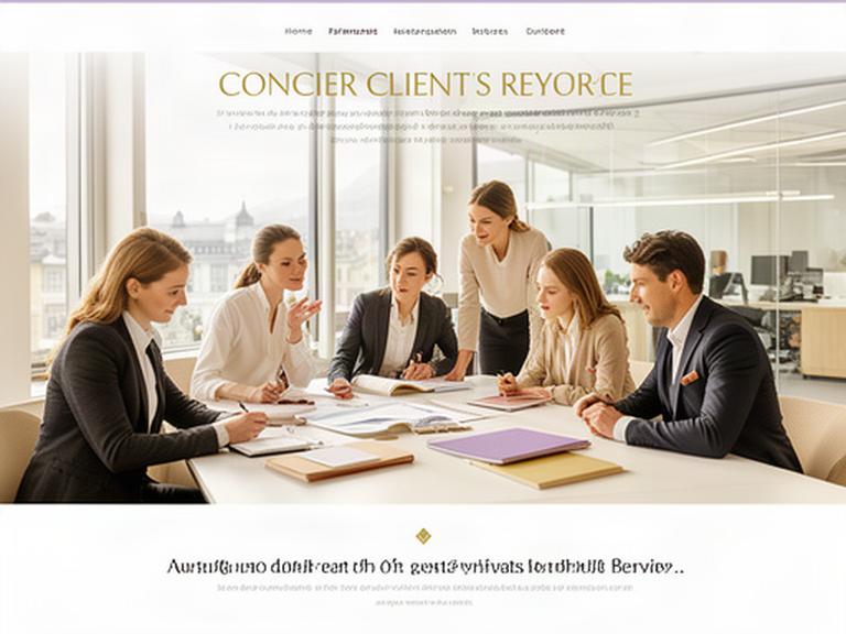 Concierge-Team in einem hellen Büro in Aarau bei der gemeinsamen Planung eines Kundenanliegens